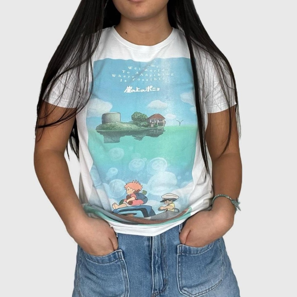Ponyo Quote Watercolor Tee